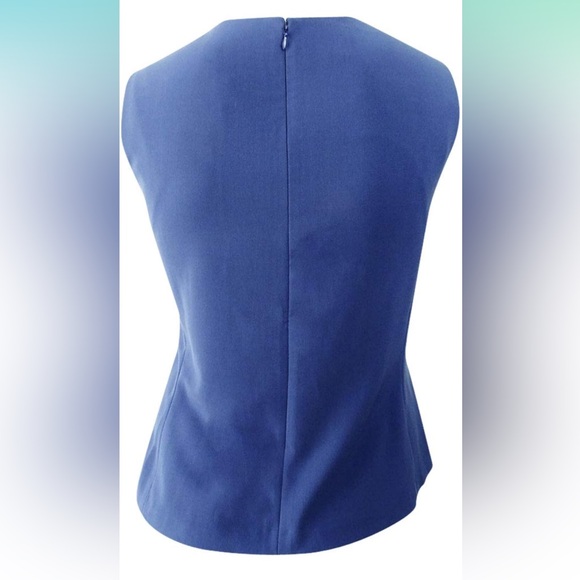 Nine West Pleated Peplum Top 18w - Picture 2 of 4